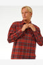 RIP CURL GRIFFIN FLANNEL SHIRT - RED