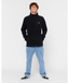 RIP CURL SEARCH POLAR FLEECE CREW - BLACK