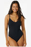 RIP CURL PREMIUM CHEEKY 1 PIECE - BLACK
