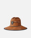 RIP CURL LOGO STRAW HAT - BROWN