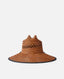 RIP CURL LOGO STRAW HAT - BROWN
