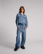 ONE TEASPOON DENIM TRUCKER OVERALL - BLUE LILAC