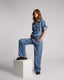 ONE TEASPOON DENIM TRUCKER OVERALL - BLUE LILAC