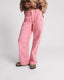 ONE TEASPOON JACKSONS MID WAIST WIDE LEG JEANS - PINK KISS