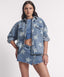 DARIA DENIM SHACKET - STARWASH