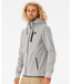 RIP CURL ANTI SERIES DEPARTED ZIP THRU - GREY