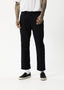 AFENDS NINETY TWOS - RECYCLED CHINO PANT - BLACK