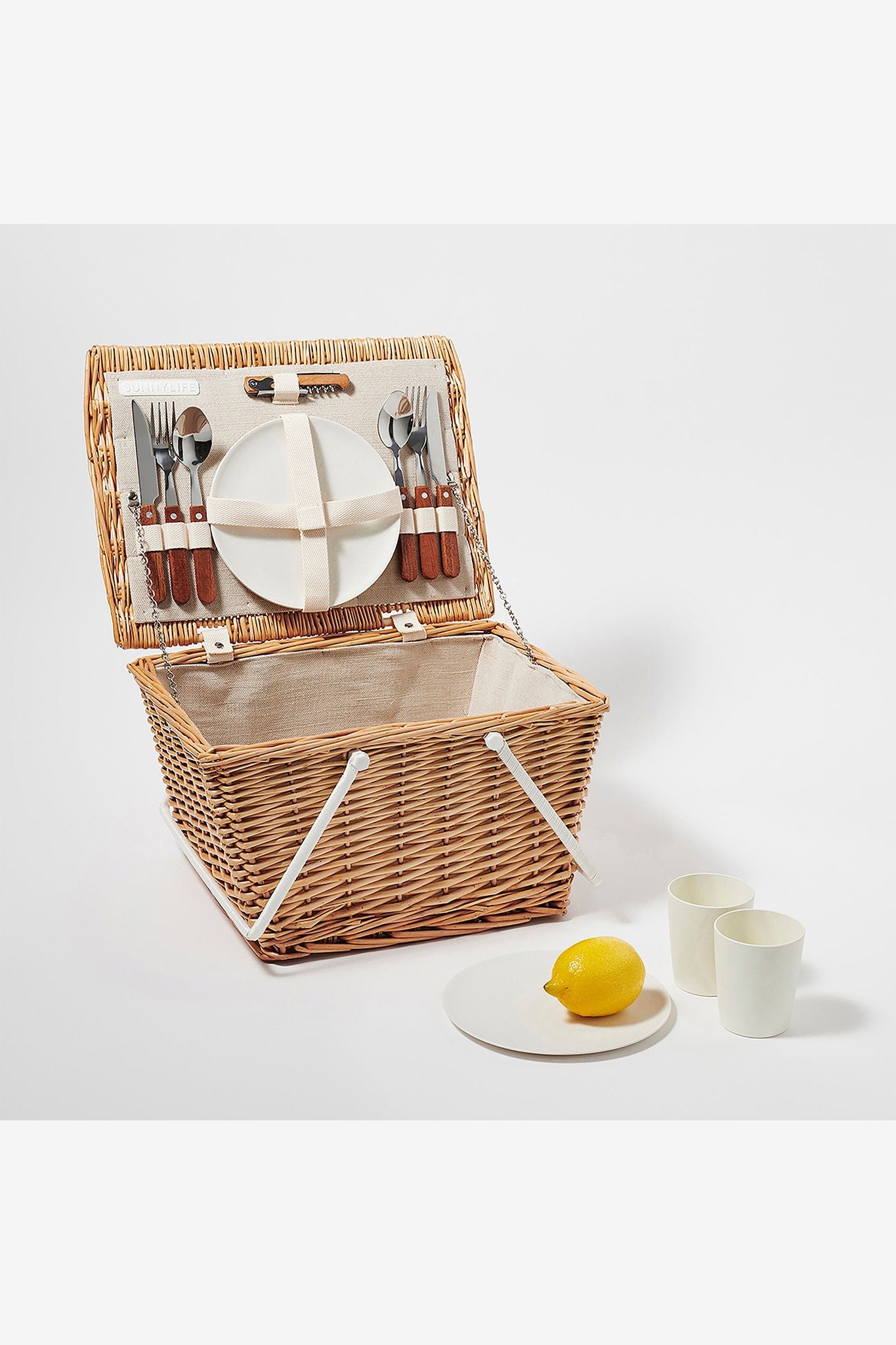SUNNYLIFE SMALL PICNIC BASKET NATURAL Mount Surf Shop