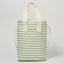 SUNNYLIFE LIGHT COOLER DRINKS BAG SEA SAGE STRIPE