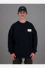 JUST ANOTHER FISHERMAN SEAFLOORS CROP CREW - BLACK