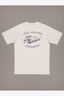 JUST ANOTHER FISHERMAN SNAPPER LOGO TEE - OATMEAL/NAVY
