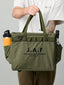 JUST ANOTHER FISHERMAN TENT TOTE - KHAKI