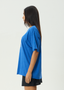 AFENDS SUNBAKE OVERSIZED TEE - MARINA