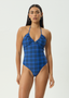 AFENDS CAMDEN ONE PIECE - MARINA CHECK