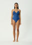 AFENDS CAMDEN ONE PIECE - MARINA CHECK