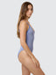 THRILLS ALBA RIB PLUNGE ONE PIECE - CORNFLOWER BLUE