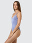 THRILLS ALBA RIB PLUNGE ONE PIECE - CORNFLOWER BLUE