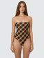 THRILLS LOST SIGNAL STRAPLESS ONE PIECE - BRONZE