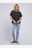 ALL ABOUT EVE WASHED TEE - WASHED BLACK