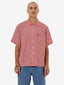 WORSHIP GLAZED AND CONFUSED SHORT SLEEVE SHIRT - CHERRY RED