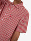 WORSHIP GLAZED AND CONFUSED SHORT SLEEVE SHIRT - CHERRY RED