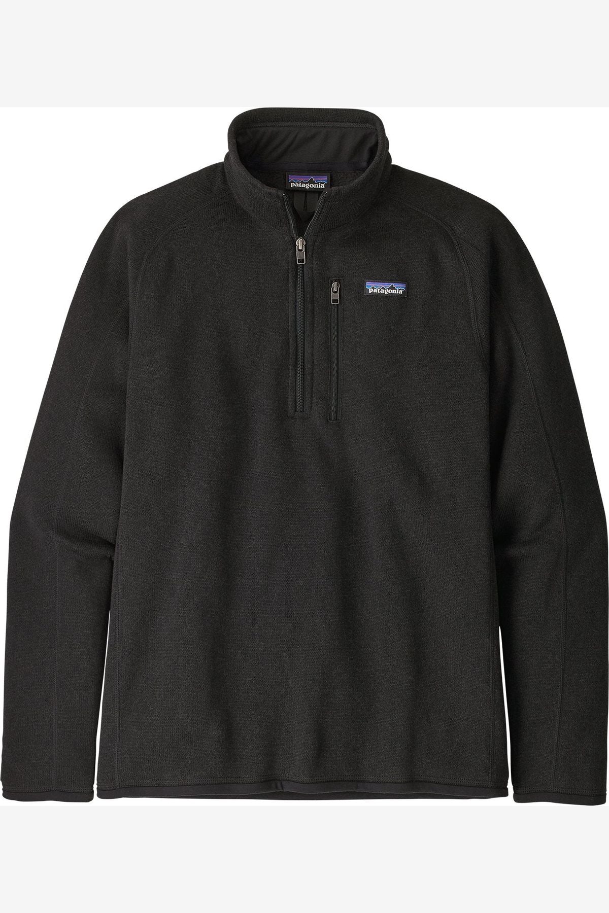 BETTER SWEATER 1 4 ZIP BLACK Mount Surf Shop