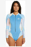 O'NEILL BAHIA NEO SKINS FRONT ZIP LONG SLEEVE SPRING 1MM SUIT - SUNDAE
