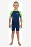 O'NEILL BOYS TODDLER REACTOR BACK ZIP SHORT SLEEVE SPRING WETSUIT 2MM - MARINE
