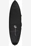 SHORTBOARD DAY USE 2.0 BOARD BAG - BLACK / SILVER