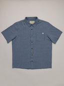 JUST ANOTHER FISHERMAN BALLAST SS SHIRT - BLUE CHECK