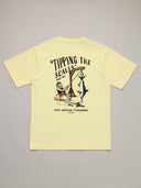 JUST ANOTHER FISHERMAN TIPPING THE SCALES SEA TEE - DAWN YELLOW