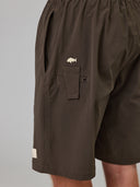 JUST ANOTHER FISHERMAN CREWMAN SHORTS 2.0 - EARTH