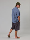 JUST ANOTHER FISHERMAN BALLAST SS SHIRT - BLUE CHECK