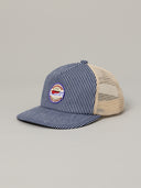 JUST ANOTHER FISHERMAN MARINE GASOLINE LEDGER CAP - HICKORY STRIPE