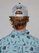 JUST ANOTHER FISHERMAN TIPPING THE SCALES LORRY CAP - BLACK/GREY