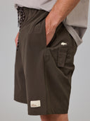 JUST ANOTHER FISHERMAN CREWMAN SHORTS 2.0 - EARTH