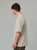 MERINO SEA TEE - GREY FEATHER