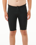 RIP CURL KIDS DAWN PATROL 1MM NEO SHORT - BLACK