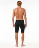 RIP CURL DAWN PATROL 1MM NEO SHORTS - BLACK