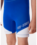 RIP CURL GROMS OMEGA BACK ZIP SPRING - BLUE