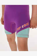 RIP CURL GROMS OMEGA BACK ZIP SPRING WETSUIT - PINK