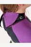 RIP CURL GROMS OMEGA BACK ZIP SPRING WETSUIT - PURPLE