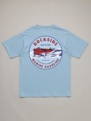 JUST ANOTHER FISHERMAN MARINE GASOLINE SEA TEE - WASHED BLUE