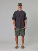 JUST ANOTHER FISHERMAN CREWMAN SHORTS 2.0 - ALGAE CAMO
