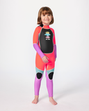 RIP CURL GROMS OMEGA BACK ZIP EASY ON/OFF - HOT PINK