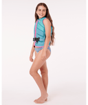 KIDS DAWN PATROL BUOY VEST - AQUA