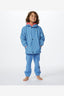 RIP CURL KIDS ANTI SERIES RAIN JACKET - BLUE YONDER