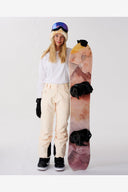 RIP CURL WOMENS RIDER HIGH WAIST SNOW PANT - OFF WHITE