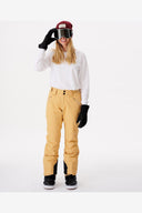 RIP CURL WOMENS RIDER HIGH WAIST SNOW PANT - SAND
