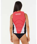 RIP CURL WOMENS DAWN PATROL BUOY VEST - RED